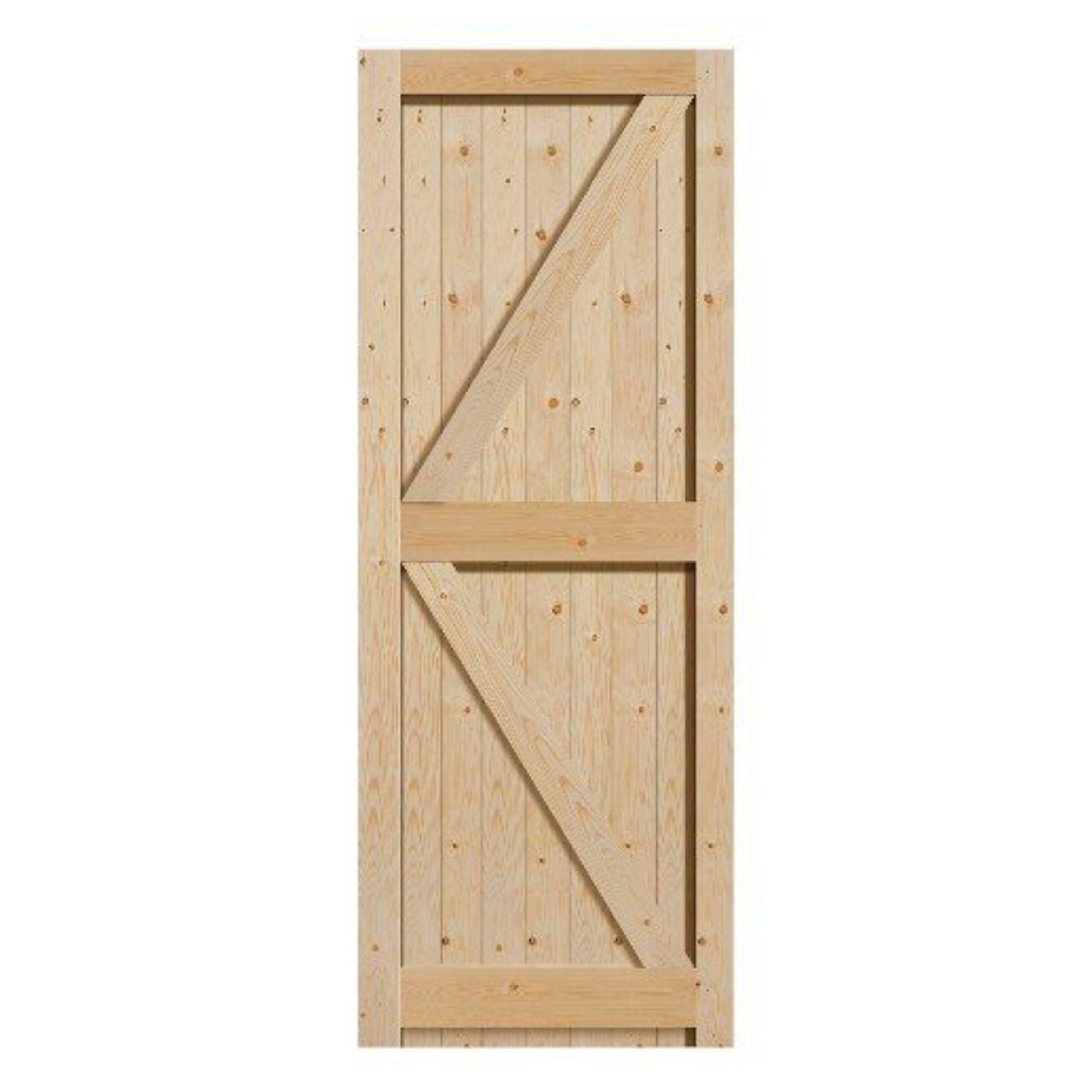 Redwood Framed Ledged & Braced