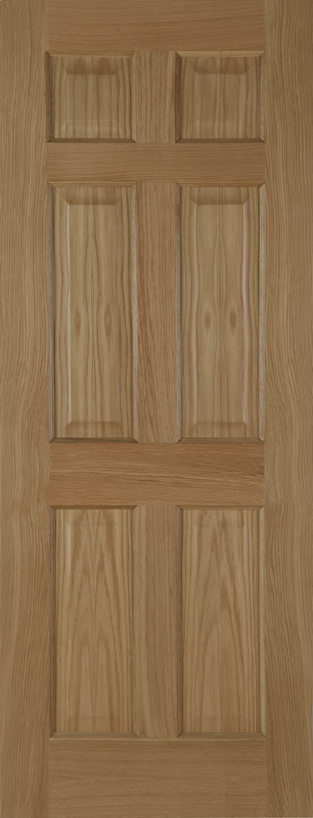 Oak 6 Panel Recessed