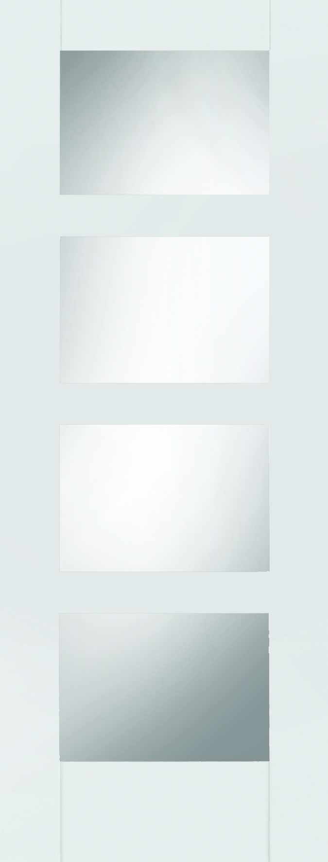 White Contemporary 4 Light