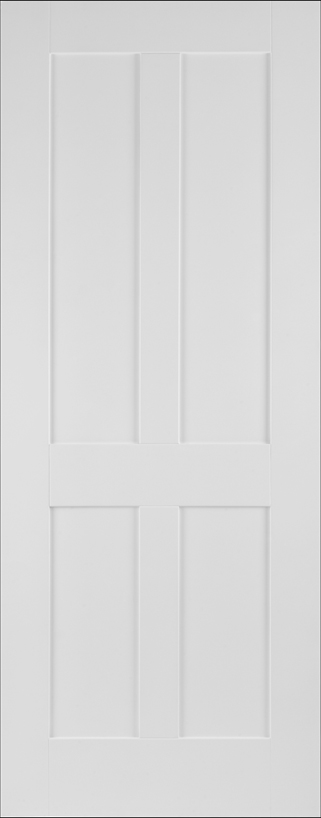 White Shaker 4 Panel