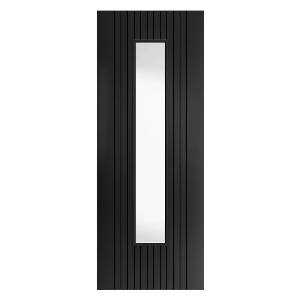 Aria Black Clear Glass Laminate