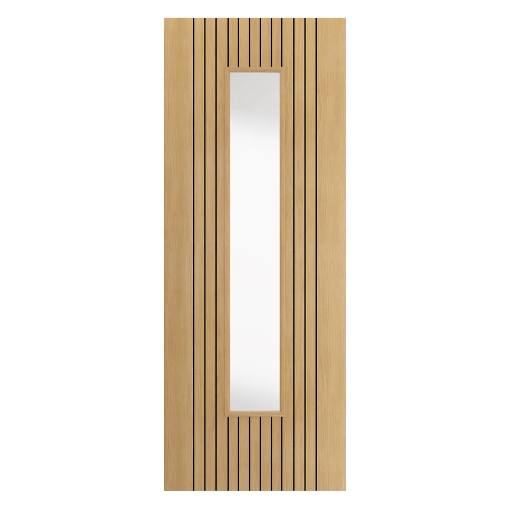 Aria Oak Clear Glass Laminate
