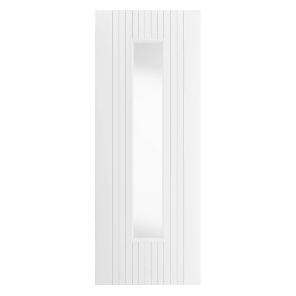 Aria White Clear Glass Primed