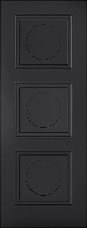 Antwerp Black 3 Panel