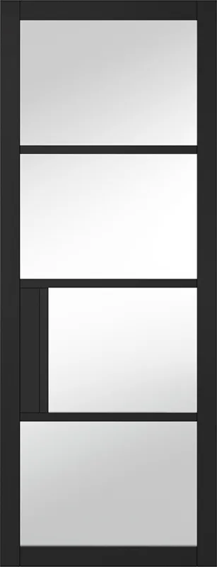 Black Chelsea 4L Clear Glazed