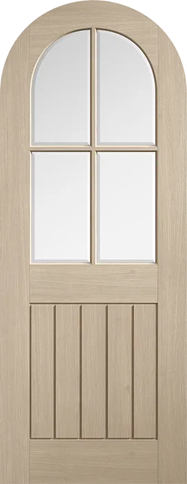 Blonde Oak Mexicano Curved Top Glazed