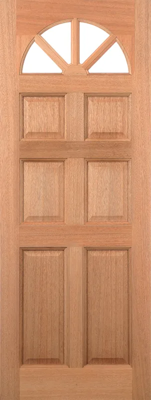 Carolina 6 Panel Dowel H/Wood External