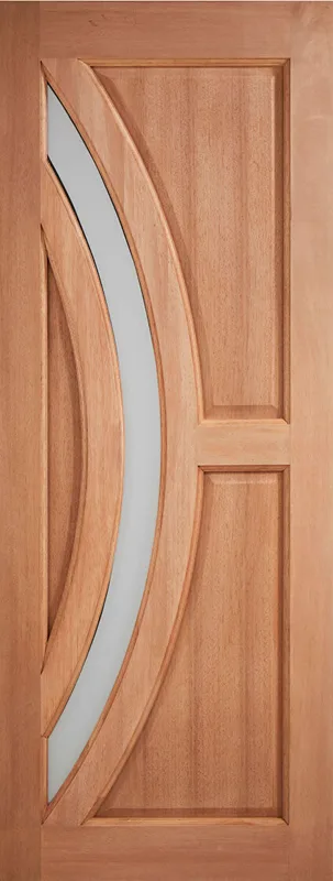 M&T Harrow Hardwood With Dg Frosted Glass External