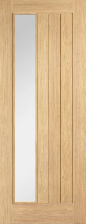 Oak Belize Offset With Clear Glass