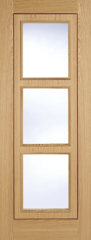 Oak Inlay 3 Light Glazed