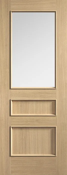 Oak Toledo 2P/1L Clear Glazed Pre-finished