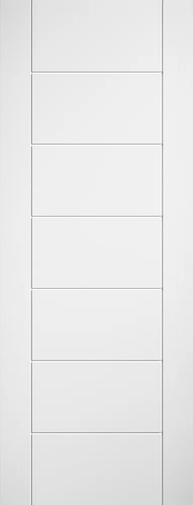 Laminate White Linear 7 Panel
