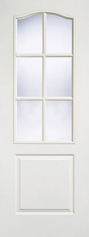 Classic 1 Panel 6 Lite Glazed