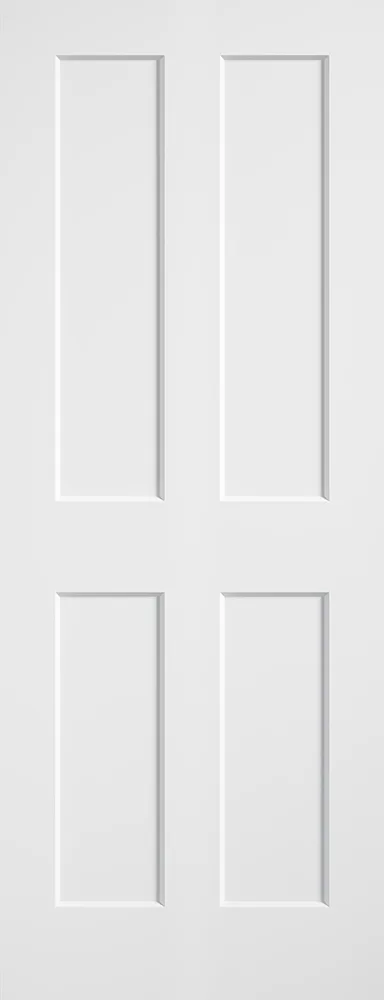Smooth White Primed Ashford 4 Panel