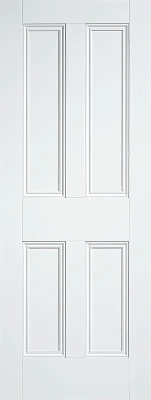 White 4 Panel With Bolectional Moulds