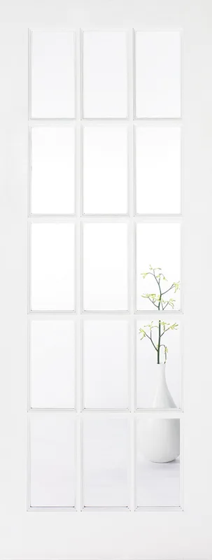 Sa77 Clr Glass White Finish Sa15L