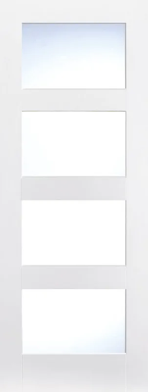 Shaker 4 Glass White Primed