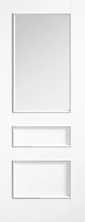 White Primed Toledo 2P/1L Clear Glazed